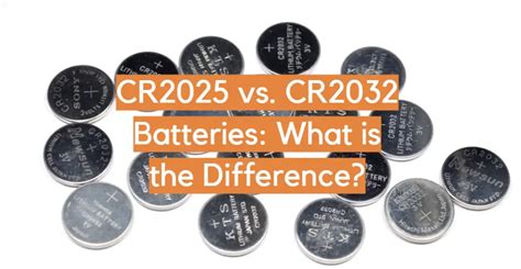 difference between cr 2025 and cr 2032